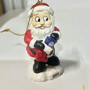 Marathon Santa Figure Christmas Ornament 2003 Holiday Home Decor